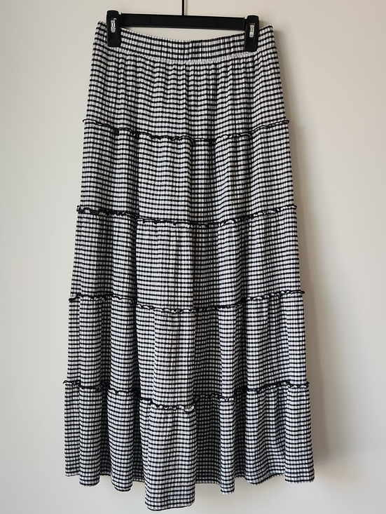 wild fable Dresses & Skirts - wild fable Black and White Tiered Maxi Skirt - M